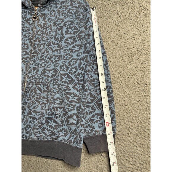 Vintage Y2K SESSIONS Womens XS Full Zip Hoodie Sweatshirt Snowboard Skate AOP - Picture 9 of 15